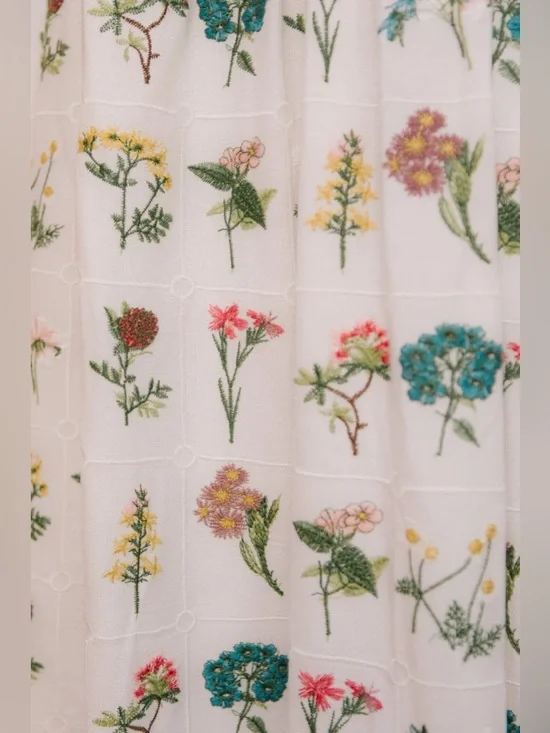 NWT Ivy City Co Robyn Embroidered Floral Midi Dress Wildflower Size 14 - Picture 12 of 12